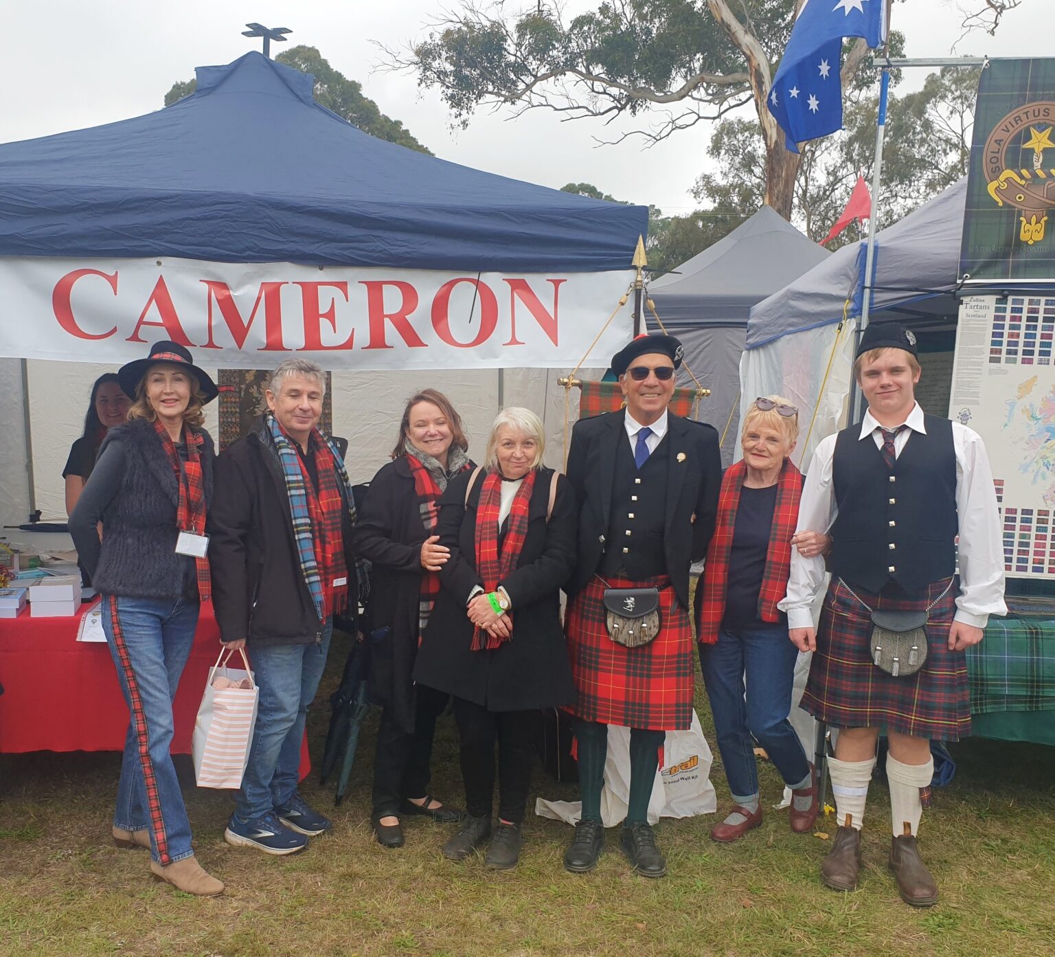 The Australian Celtic Festival Glen Innes, May 2024 Clan Cameron in